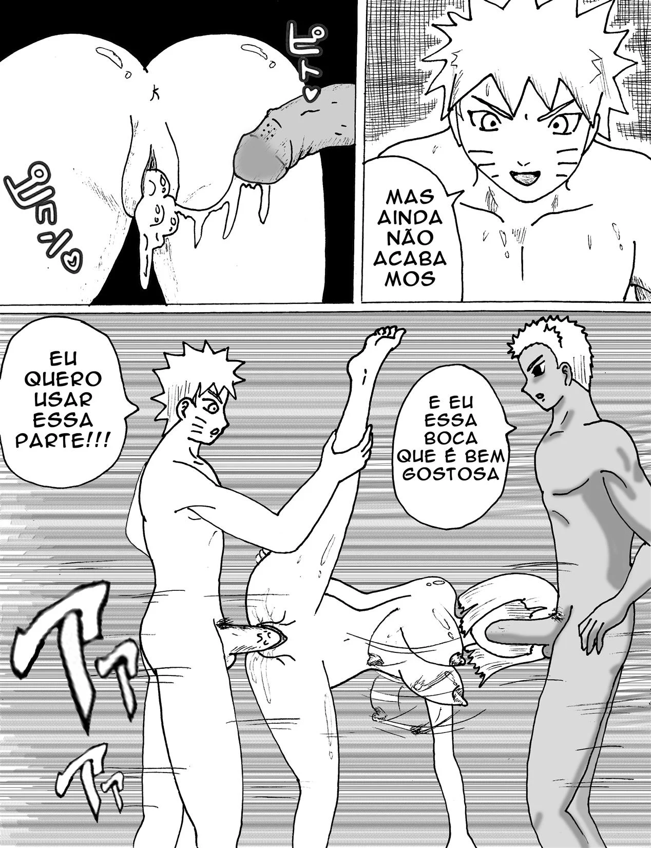 Exploração Proibida de Samui: Sexo Explicito com os Amigos de Naruto