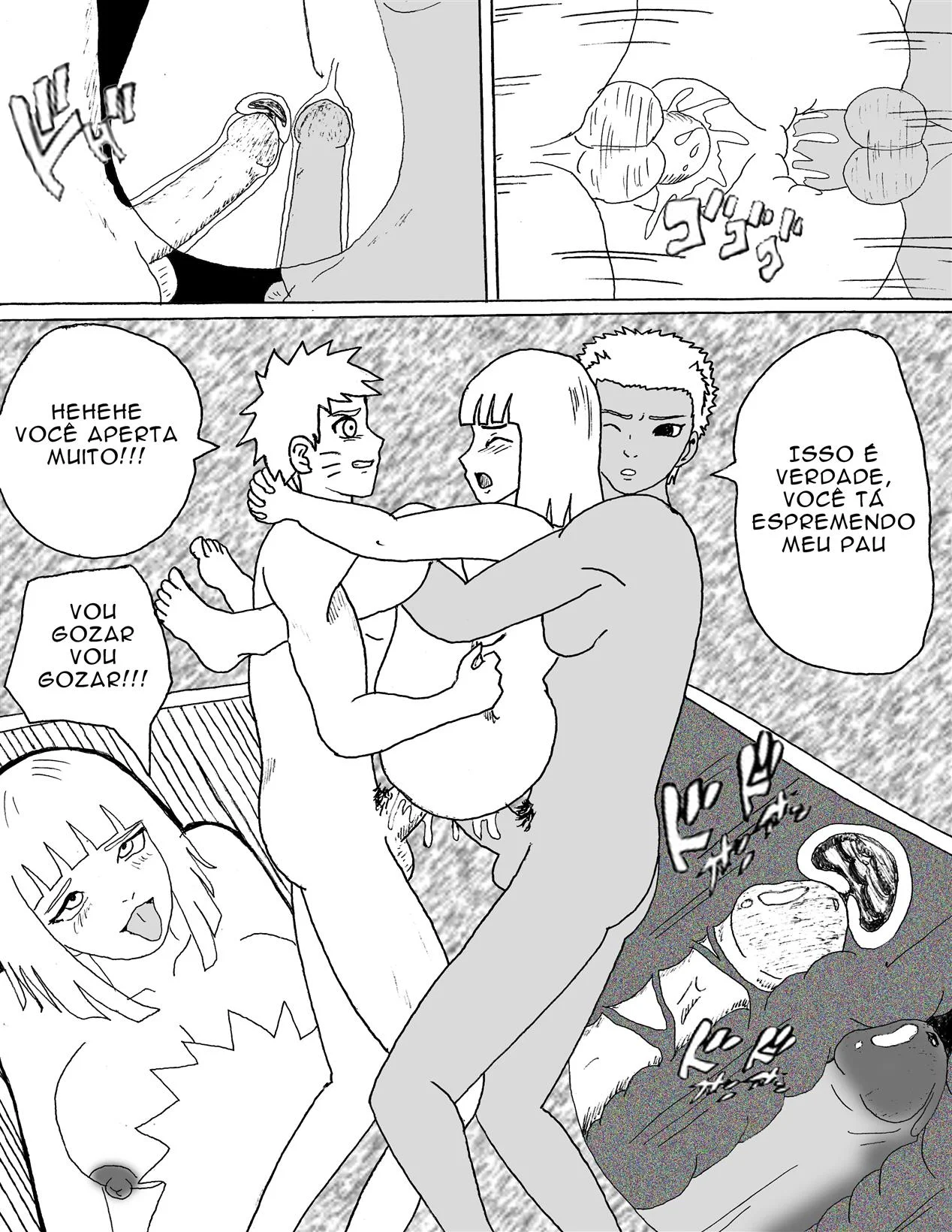 Exploração Proibida de Samui: Sexo Explicito com os Amigos de Naruto