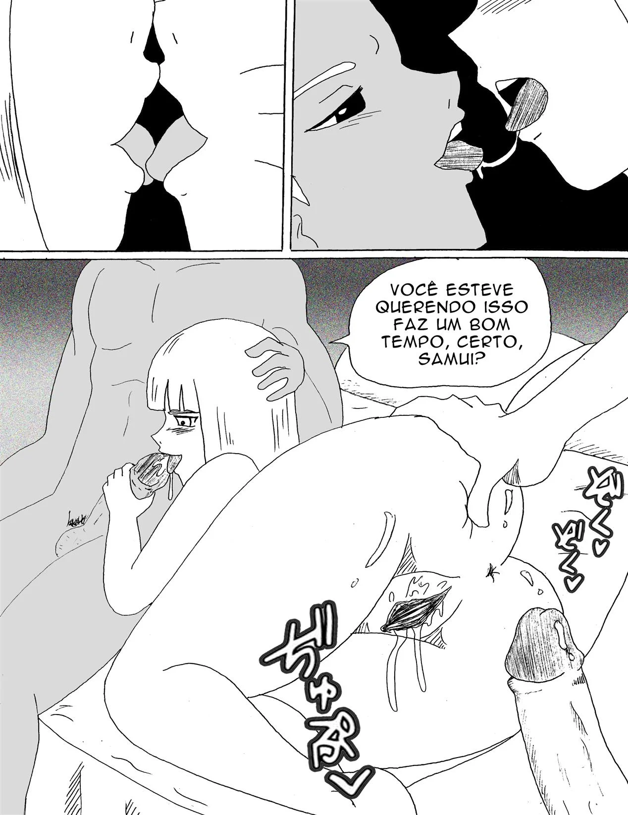 Exploração Proibida de Samui: Sexo Explicito com os Amigos de Naruto