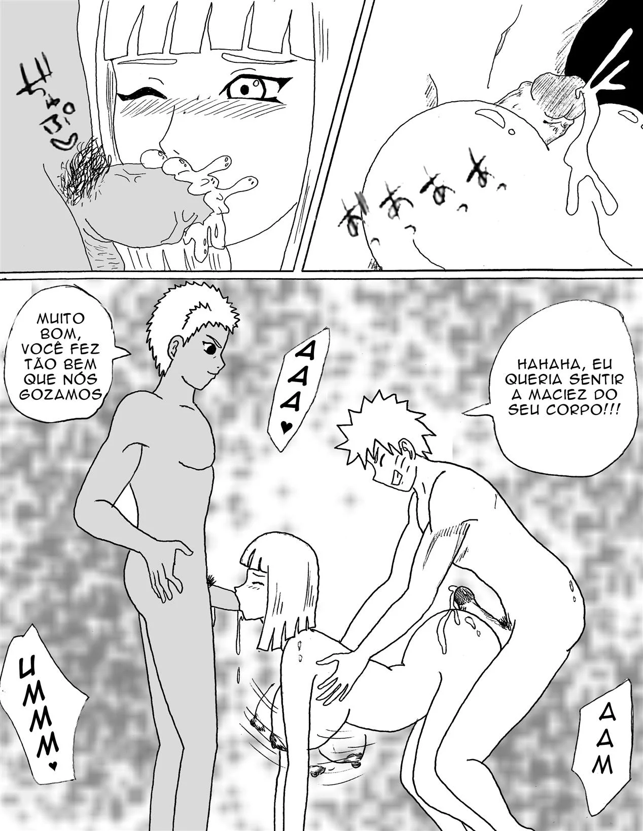 Exploração Proibida de Samui: Sexo Explicito com os Amigos de Naruto