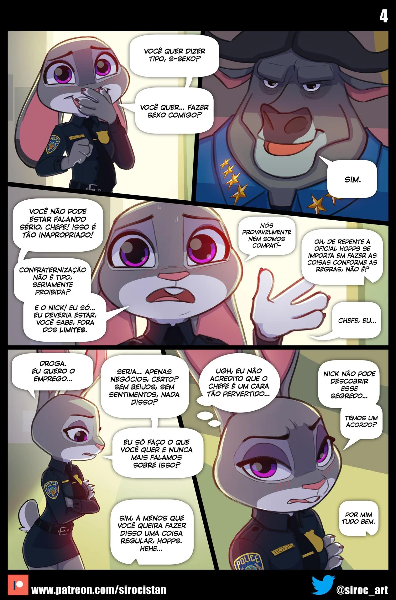 Os Prazeres Ocultos do Meu Chefe em HQ +18 Explícita