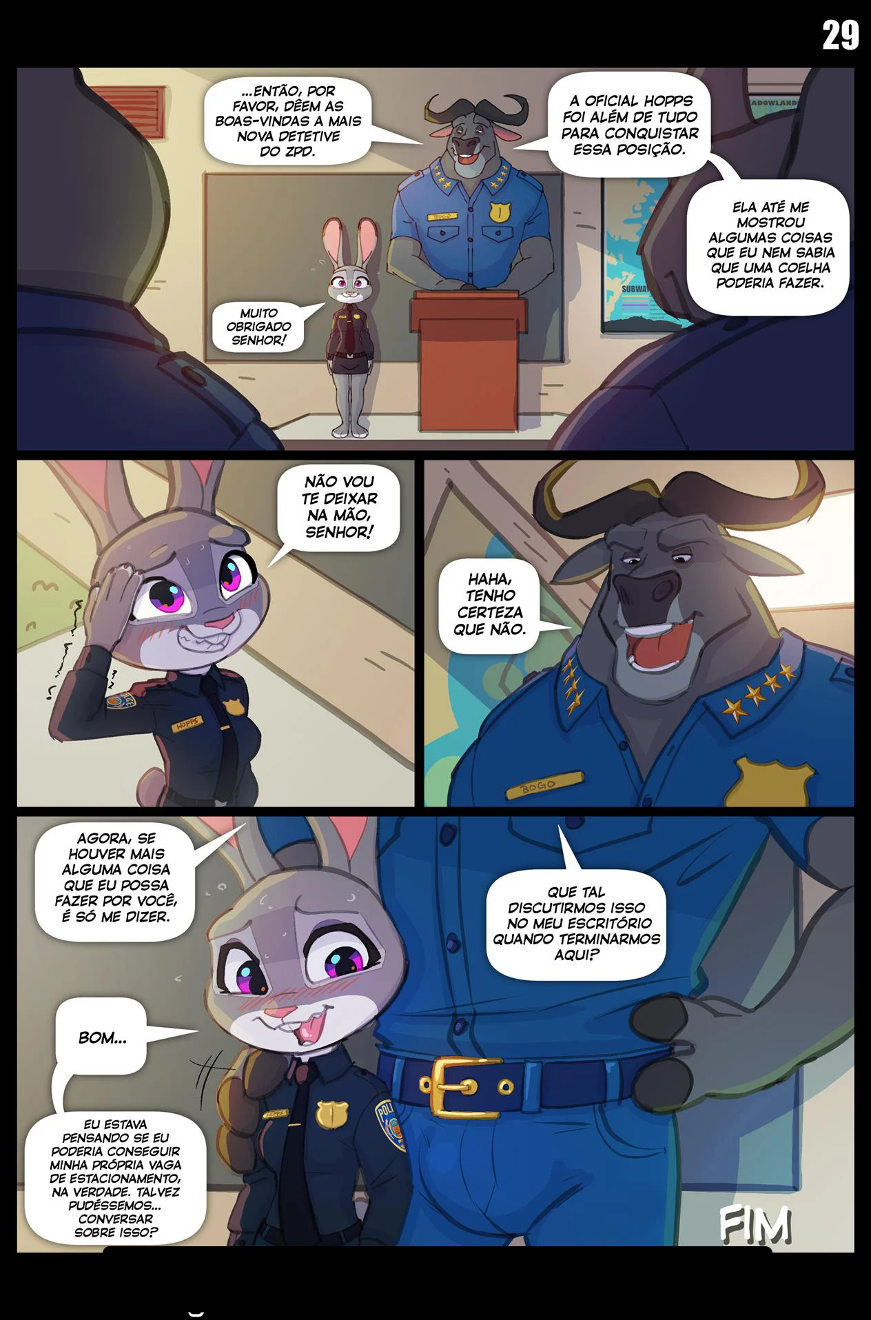 Os Prazeres Ocultos do Meu Chefe em HQ +18 Explícita