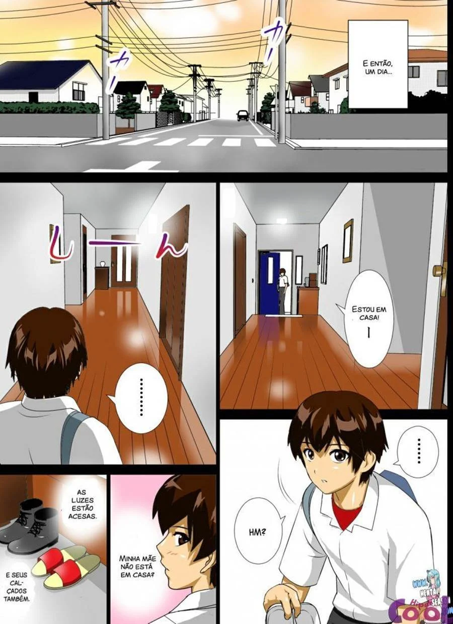 Mamãe Exibe os Grandes Seios Para Seu Filho Em Cenas Proibidas