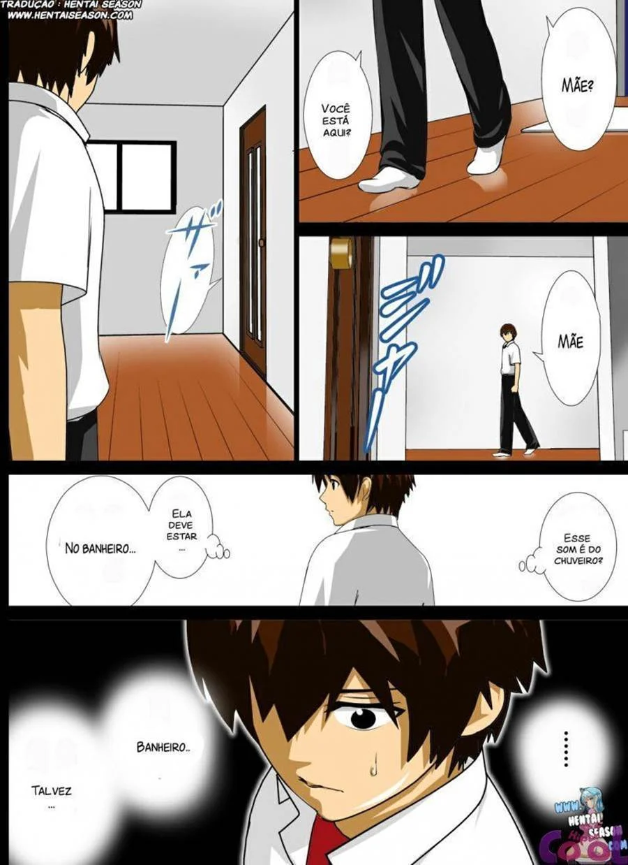 Mamãe Exibe os Grandes Seios Para Seu Filho Em Cenas Proibidas