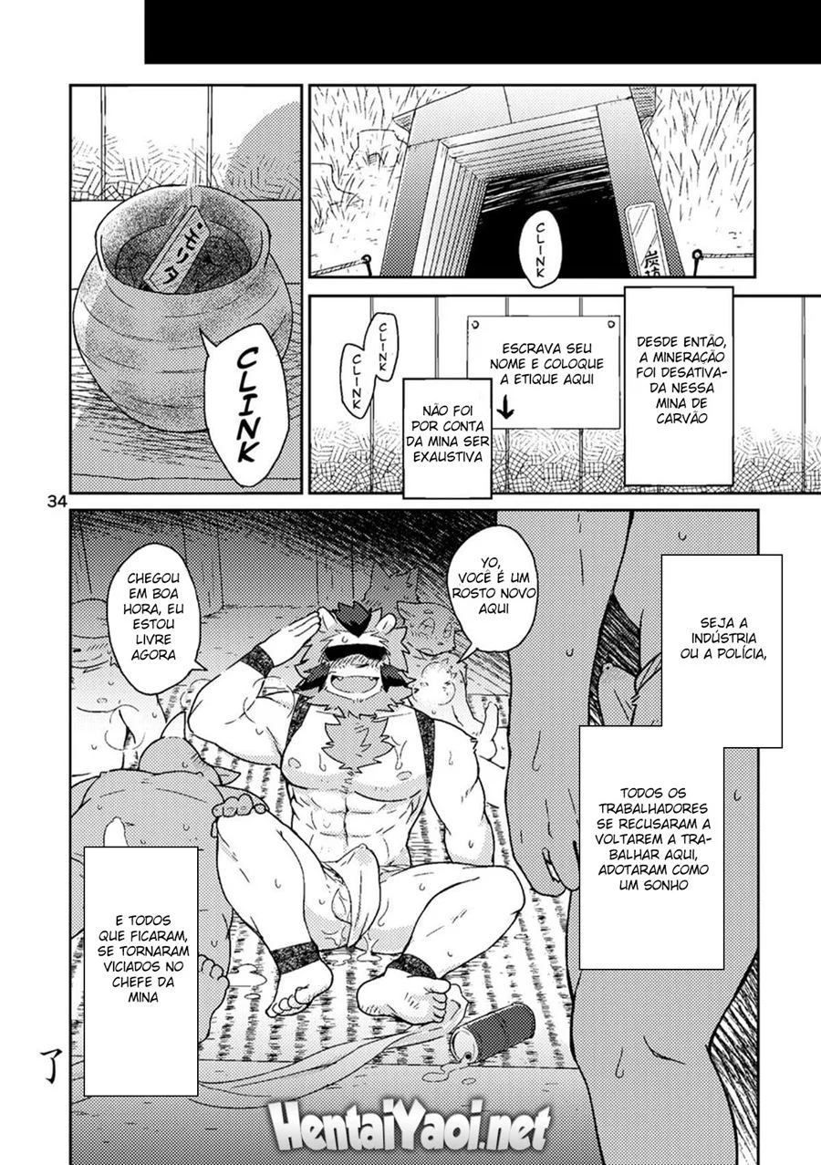 Paqueras Intensas no Acampamento: Hentai Yaoi Explícito entre Garimpeiros