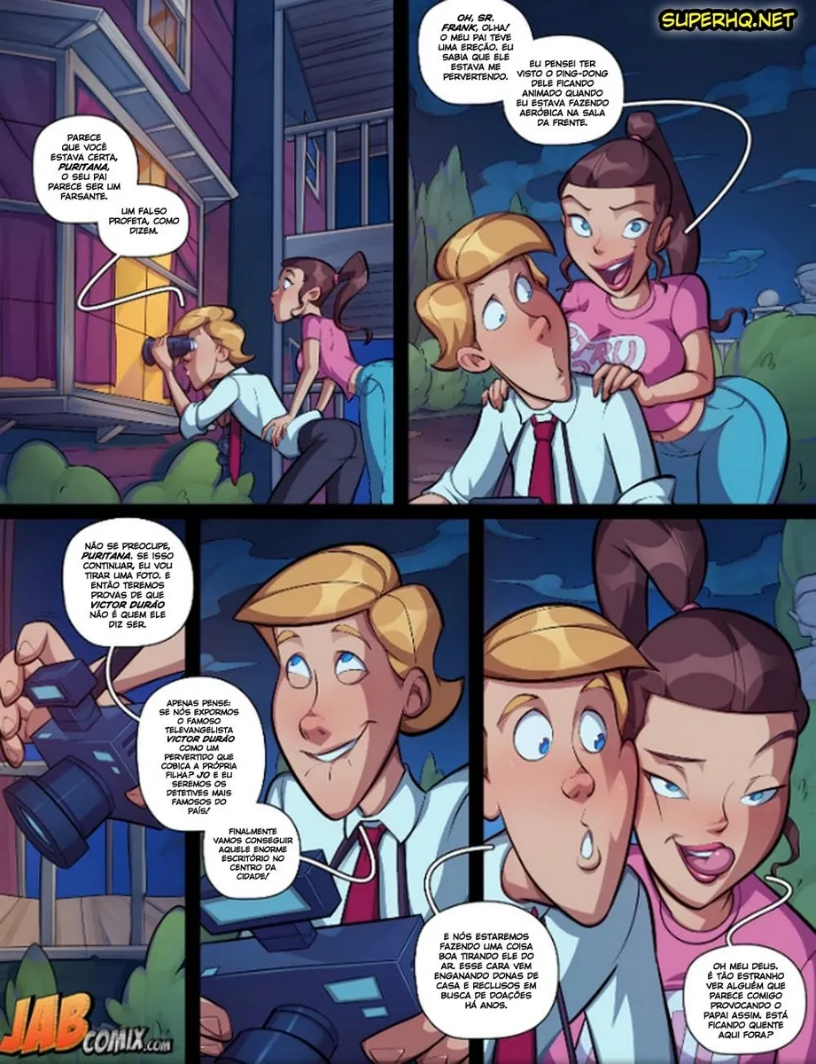 Irmãos Tarados: Orgia Proibida - Quadrinhos de Incesto Explícito