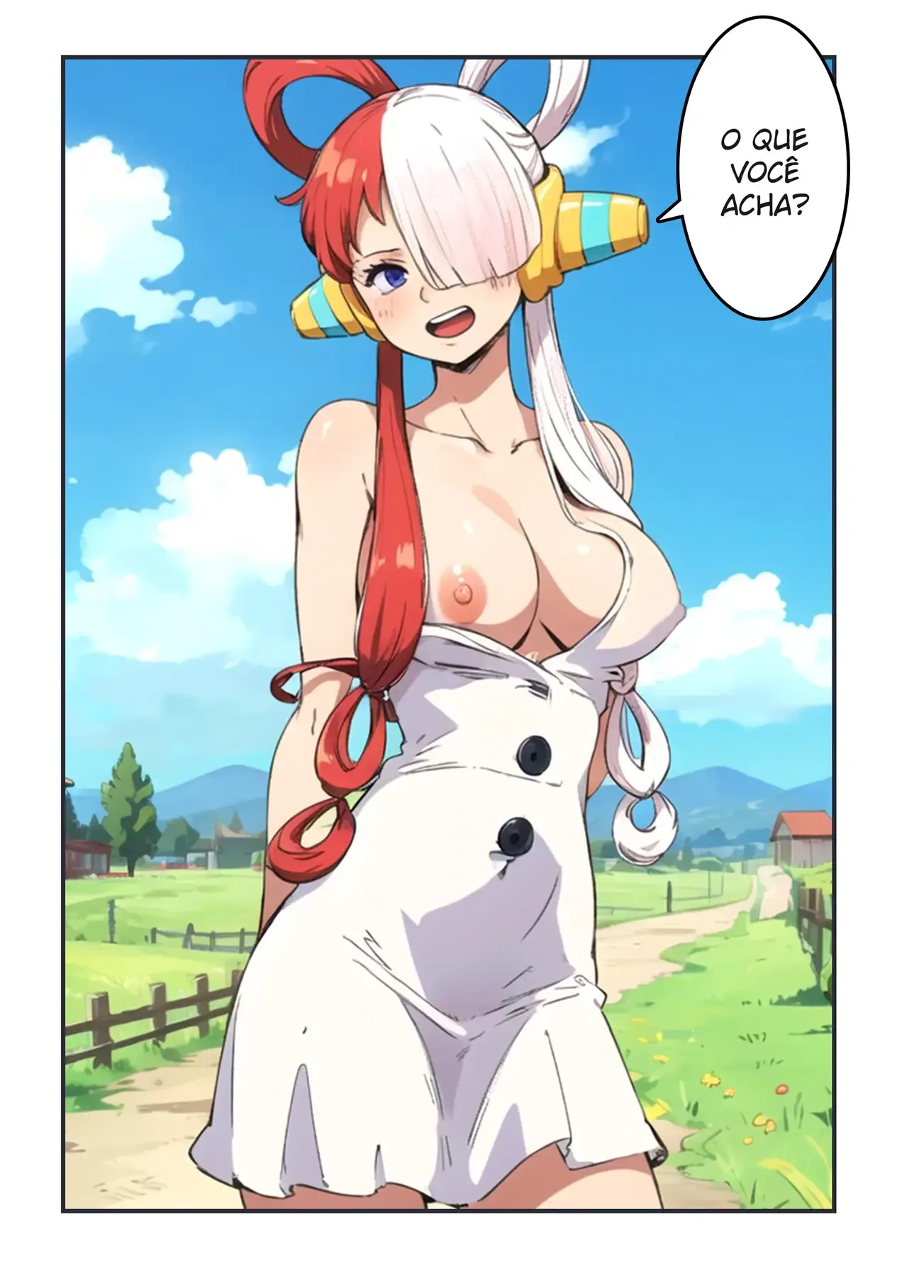 Aventuras Eróticas de Luffy e Uta: Sexo Explícito no Mundo de One Piece