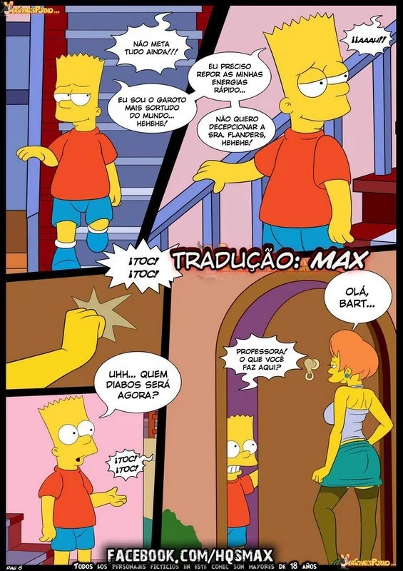 Orgia Explícita dos Simpsons: Série Hentai Proibida em Quadrinhos Eróticos