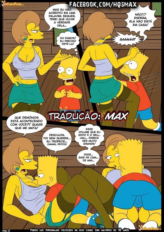 Orgia Explícita dos Simpsons: Série Hentai Proibida em Quadrinhos Eróticos