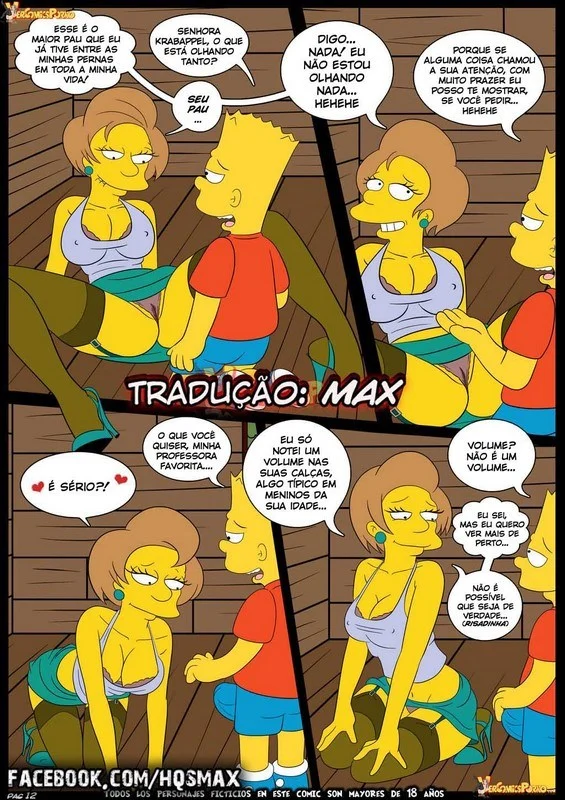 Orgia Explícita dos Simpsons: Série Hentai Proibida em Quadrinhos Eróticos
