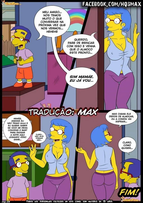 Orgia Explícita dos Simpsons: Série Hentai Proibida em Quadrinhos Eróticos