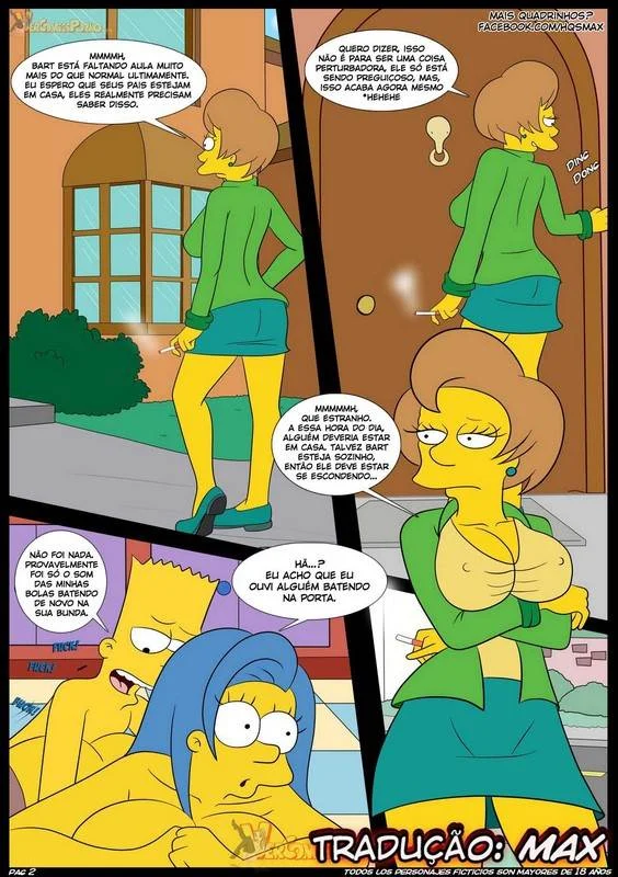 Simpsons Transam com Tesão Insano: Quadrinhos Eróticos e Sexo Obsceno