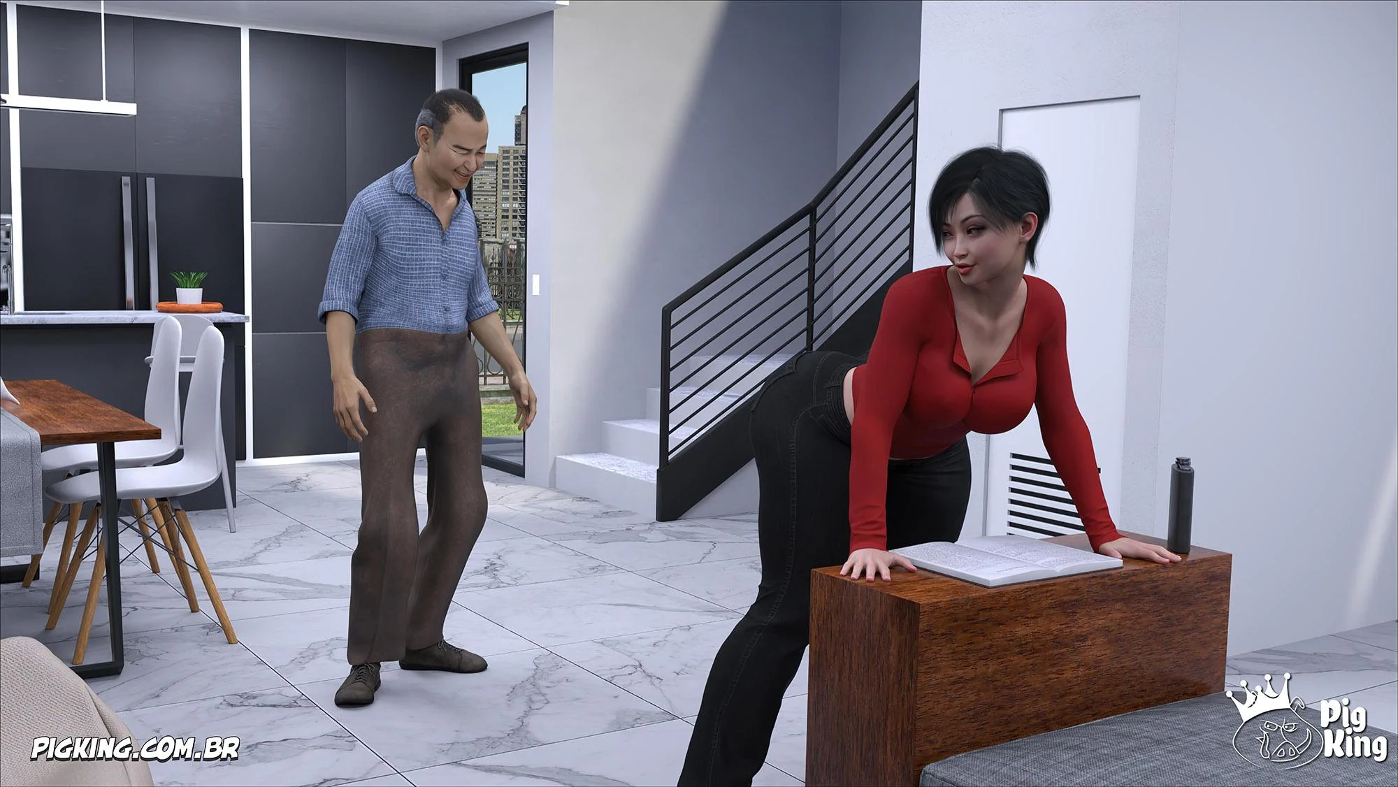 Pornô 3D Explícito: Kobayashi Transando Sem Limites nos Quadrinhos Pornô 3D Explícito: Kobayashi Transando Sem Limites nos Quadrinhos