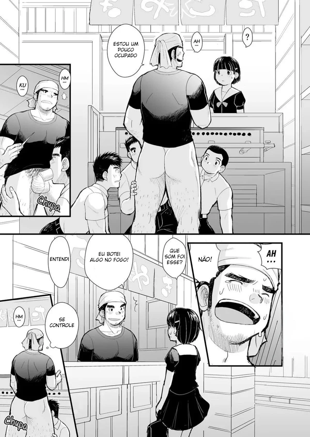 Delícia Explícita: Takoyakis Picantes com Shinichiro em Yaoi Ardente