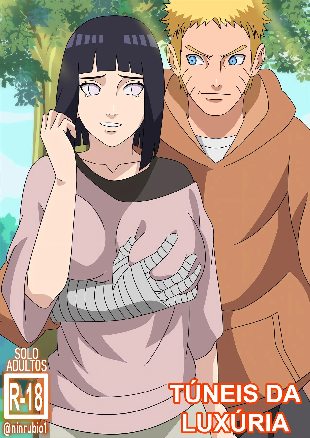 Os Túneis da Luxúria: Naruto Enfia sem Limites em HQ Picante