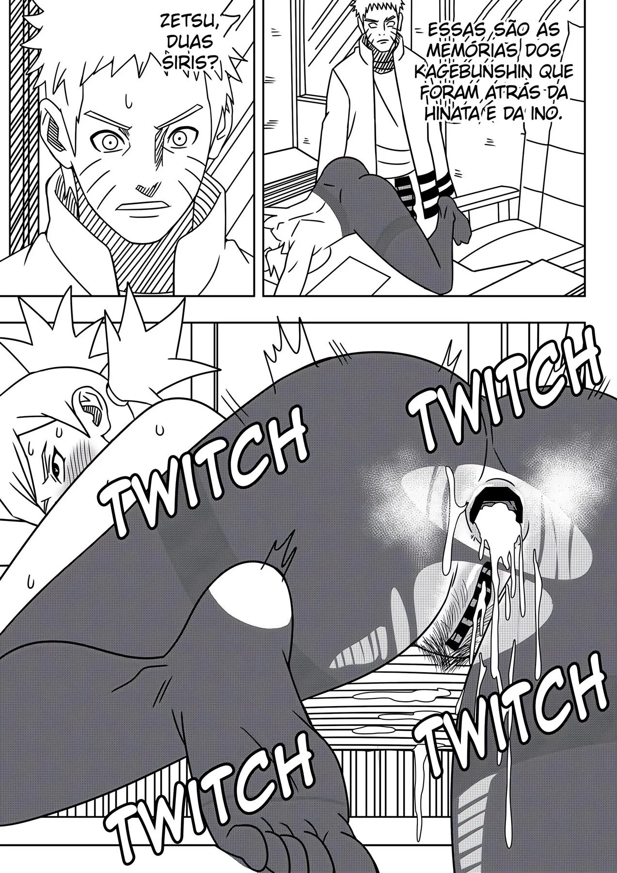 Os Túneis da Luxúria: Naruto Enfia sem Limites em HQ Picante