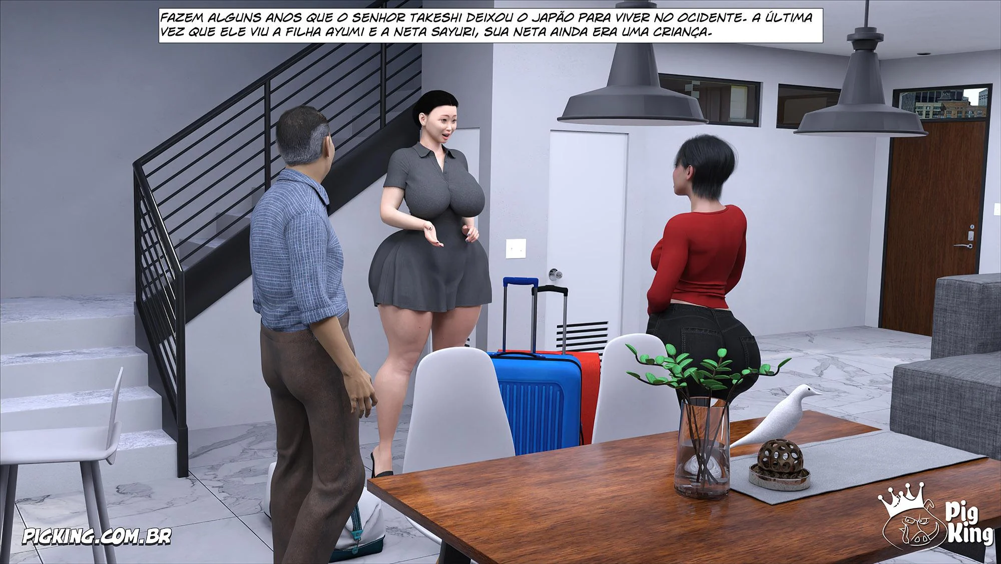 Maridos Submisso da Família Kobayashi: Traição Proibida e Fetiches