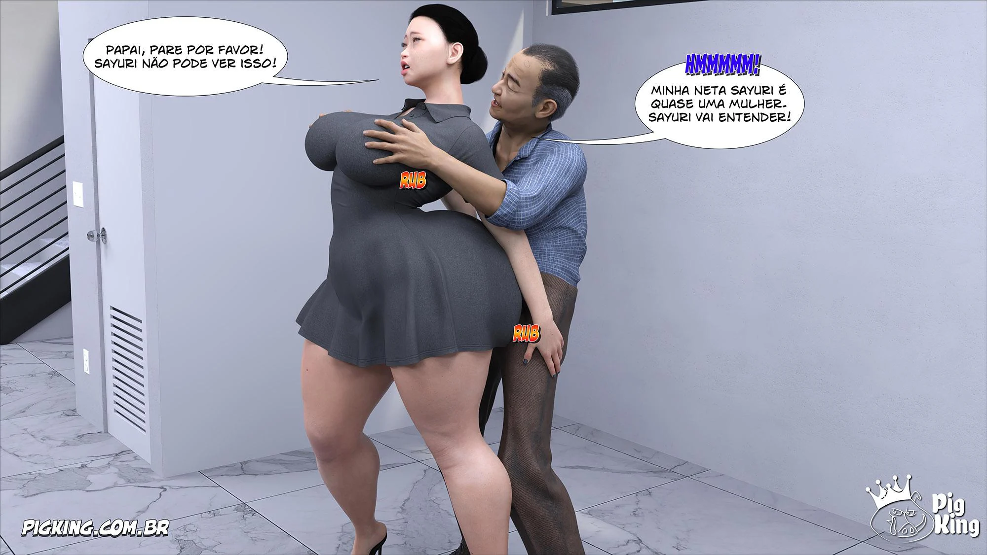 Maridos Submisso da Família Kobayashi: Traição Proibida e Fetiches