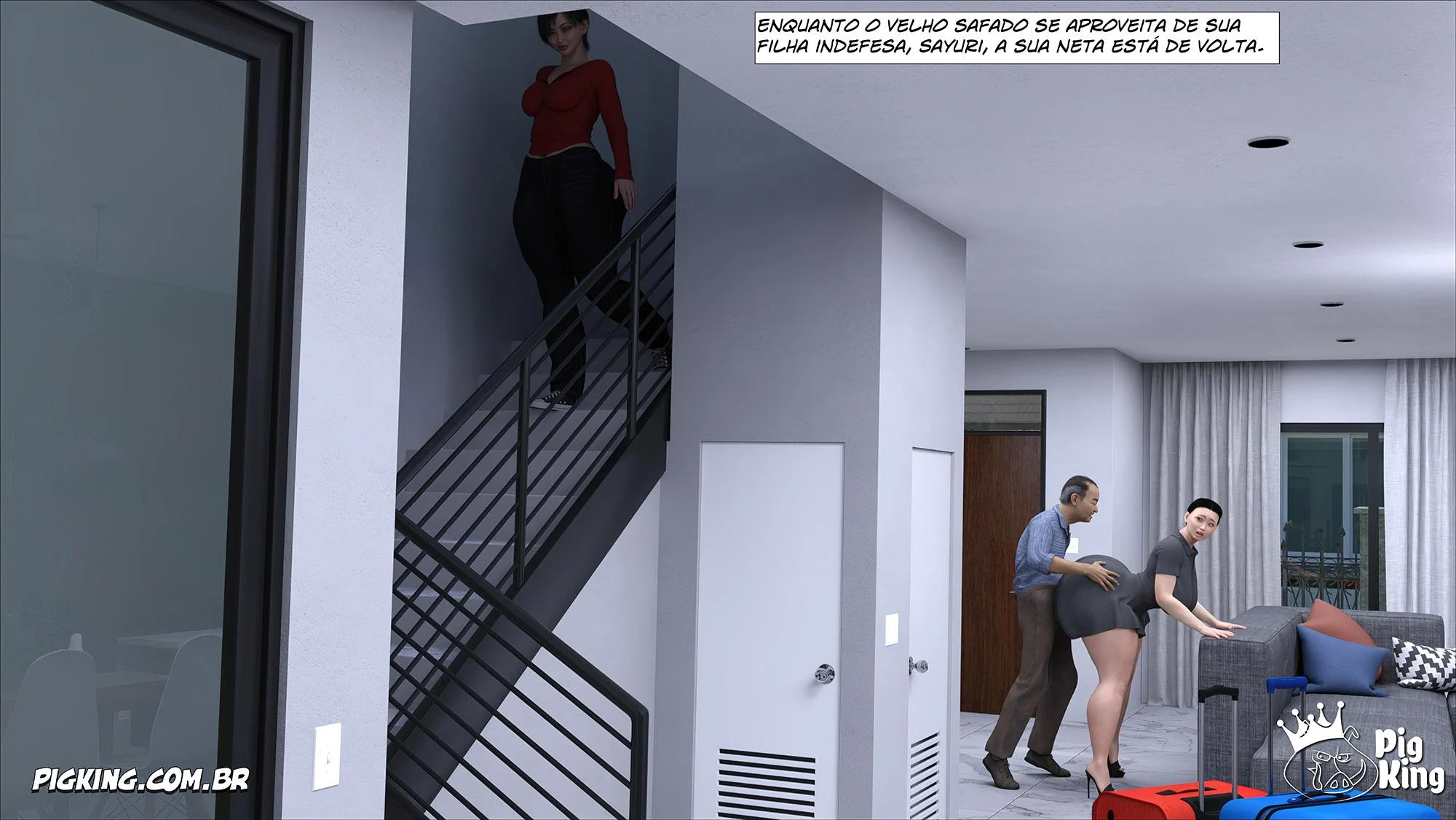 Maridos Submisso da Família Kobayashi: Traição Proibida e Fetiches