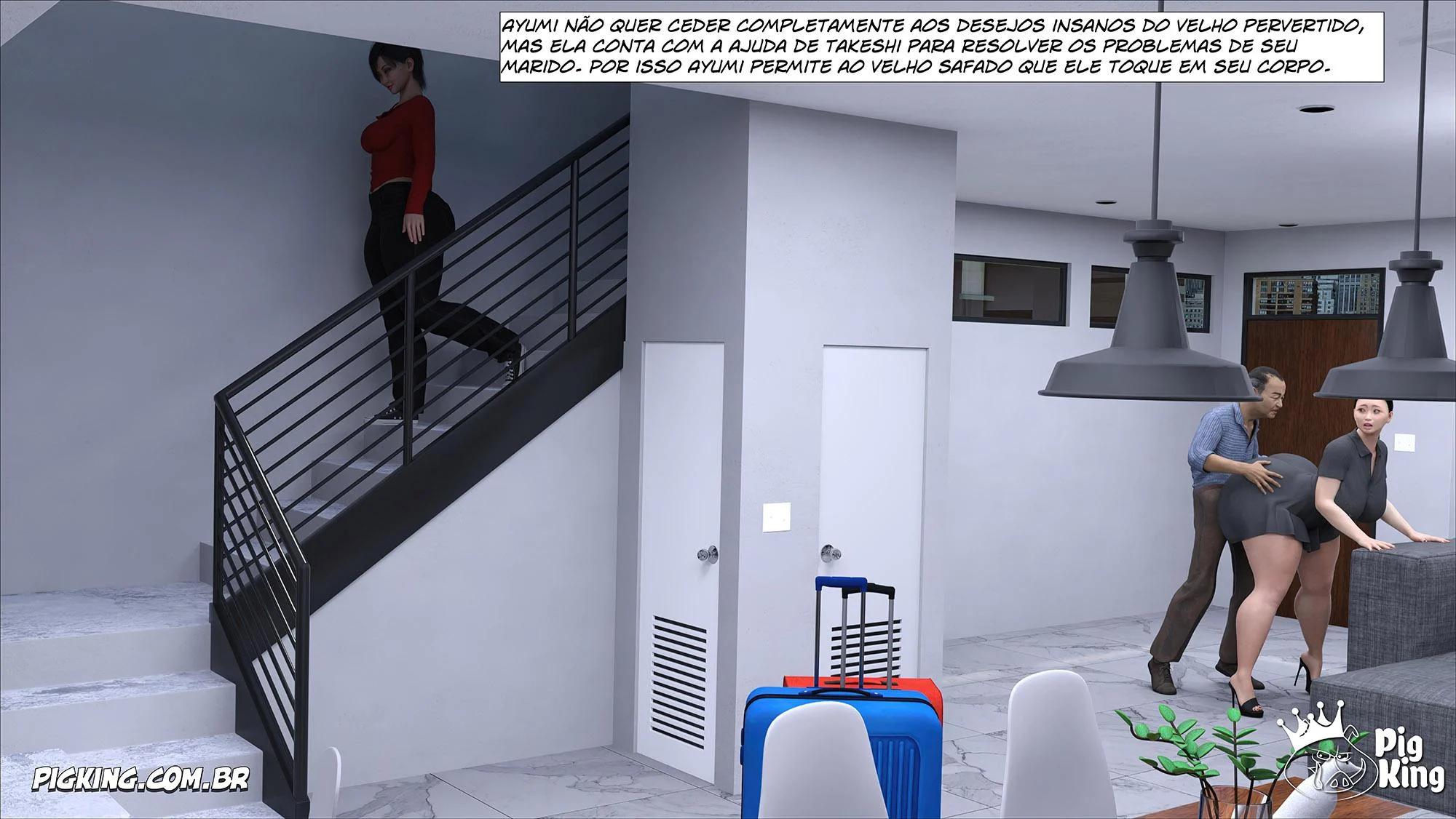 Maridos Submisso da Família Kobayashi: Traição Proibida e Fetiches