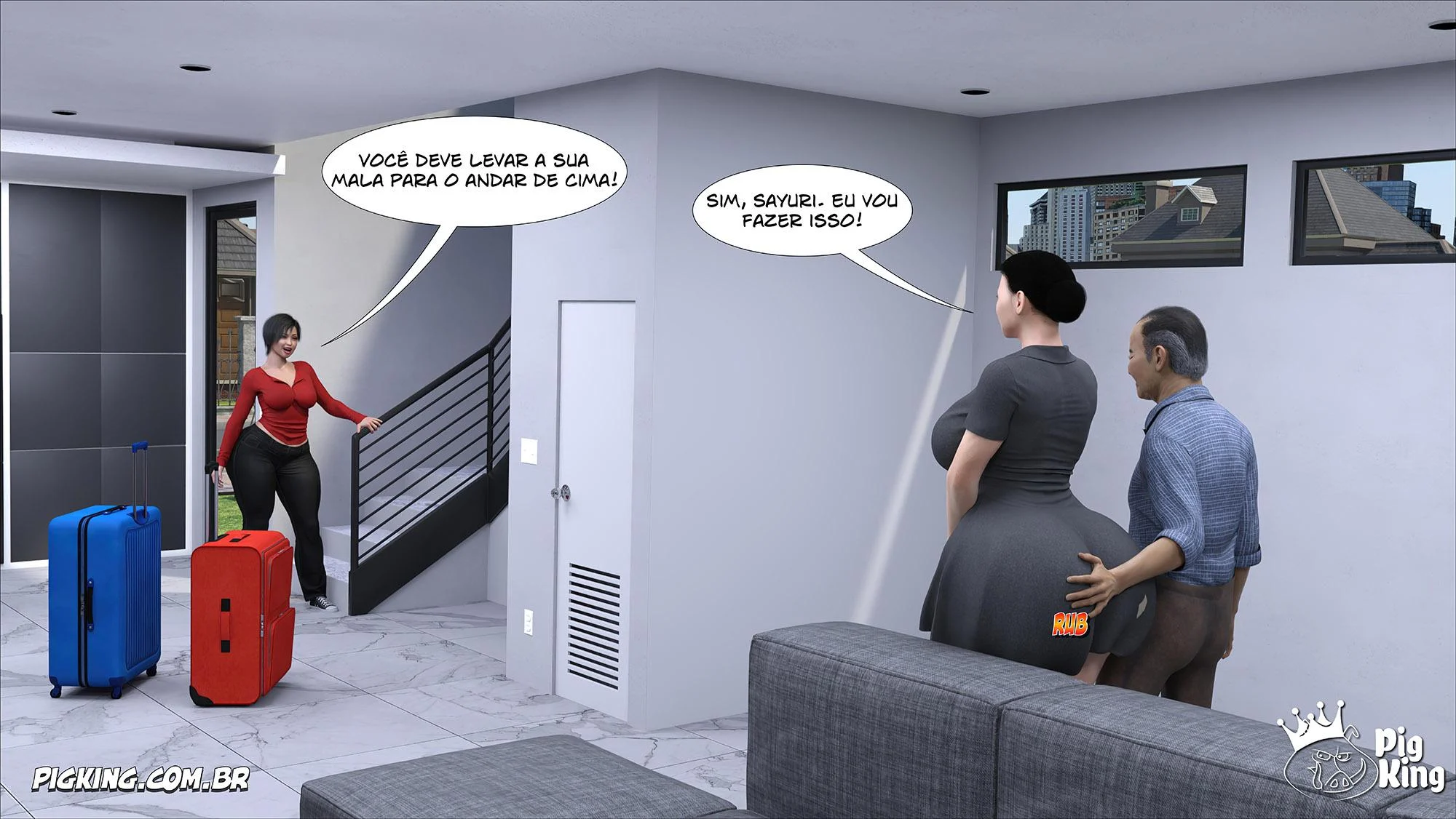 Maridos Submisso da Família Kobayashi: Traição Proibida e Fetiches