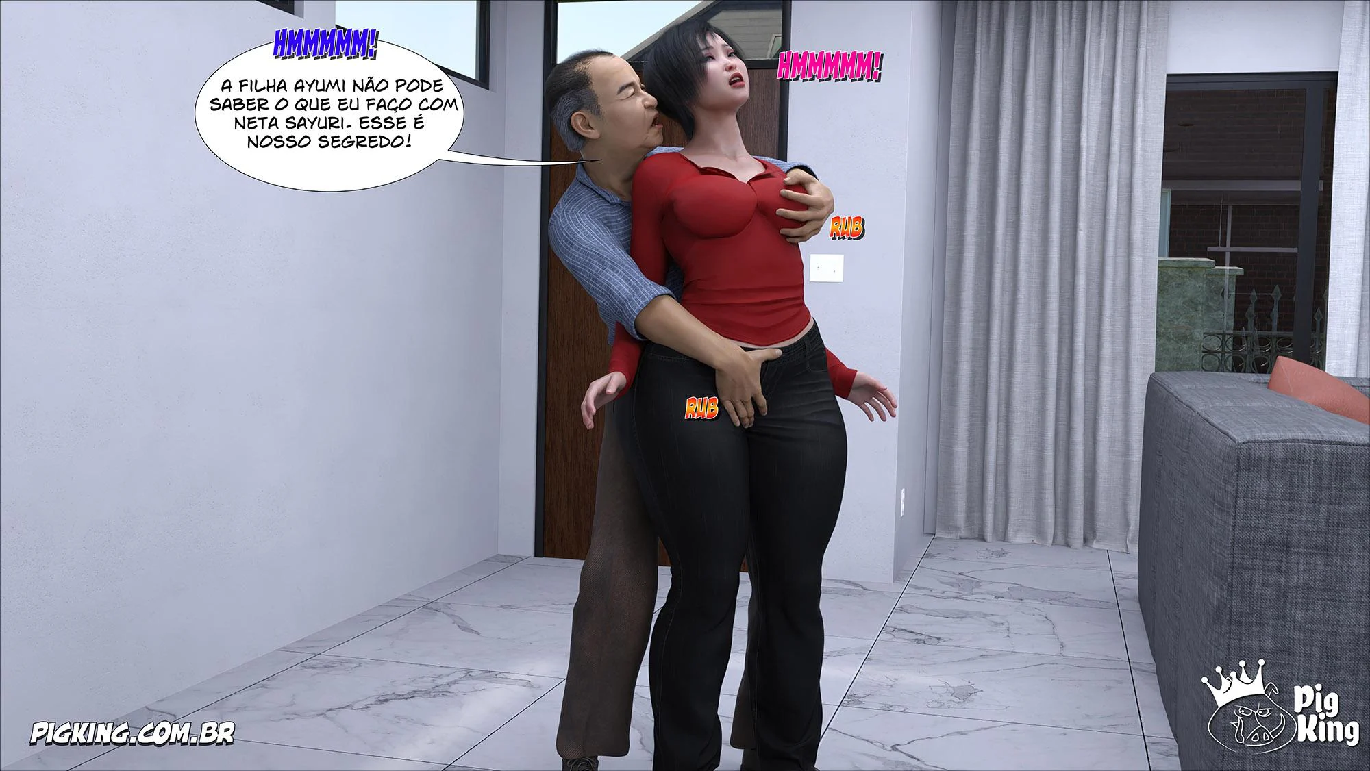 Maridos Submisso da Família Kobayashi: Traição Proibida e Fetiches