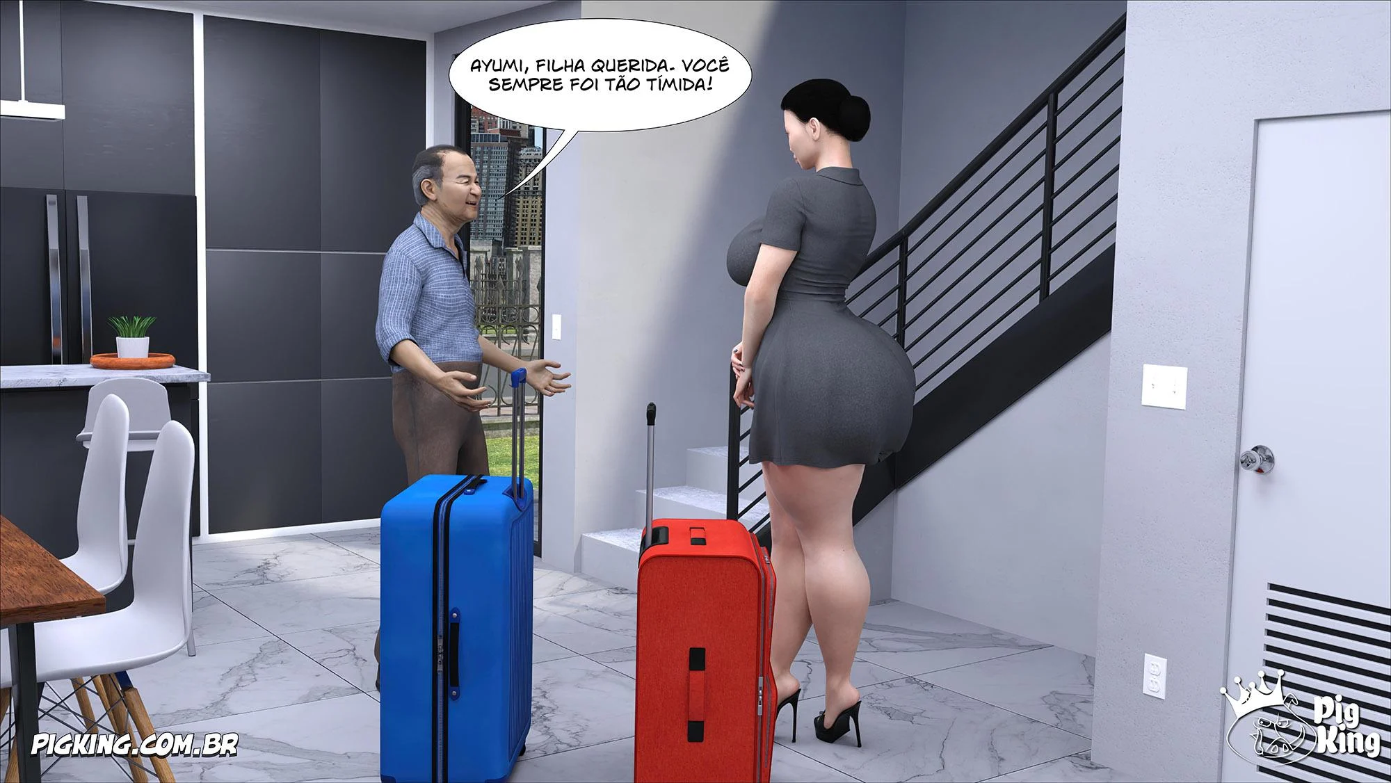 Maridos Submisso da Família Kobayashi: Traição Proibida e Fetiches