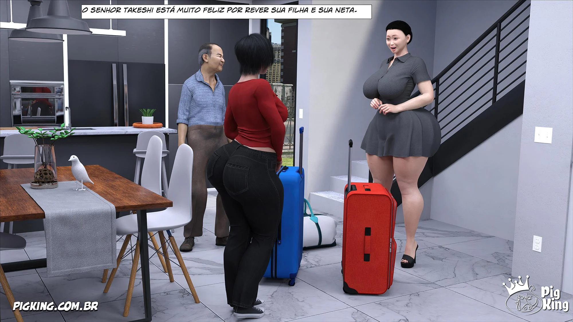 Maridos Submisso da Família Kobayashi: Traição Proibida e Fetiches