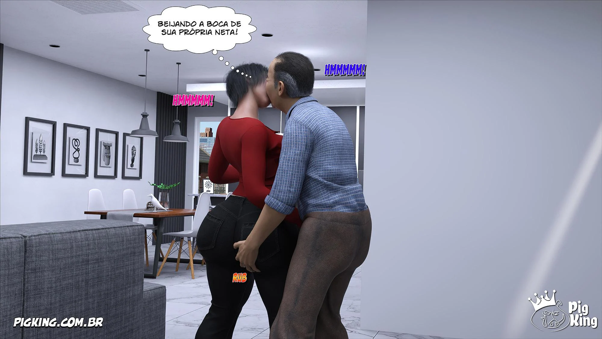 Safadeza da Família Kobayashi: Hentai 3D Explícito e Picante