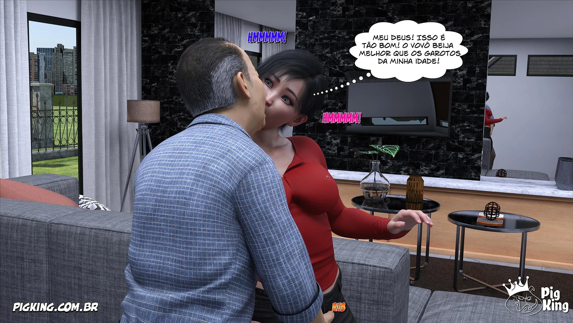 Safadeza da Família Kobayashi: Hentai 3D Explícito e Picante