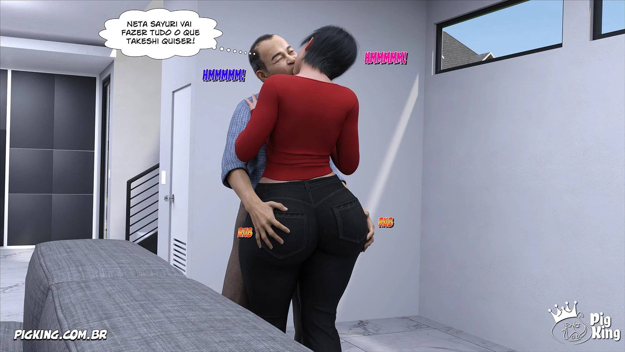 Safadeza da Família Kobayashi: Hentai 3D Explícito e Picante