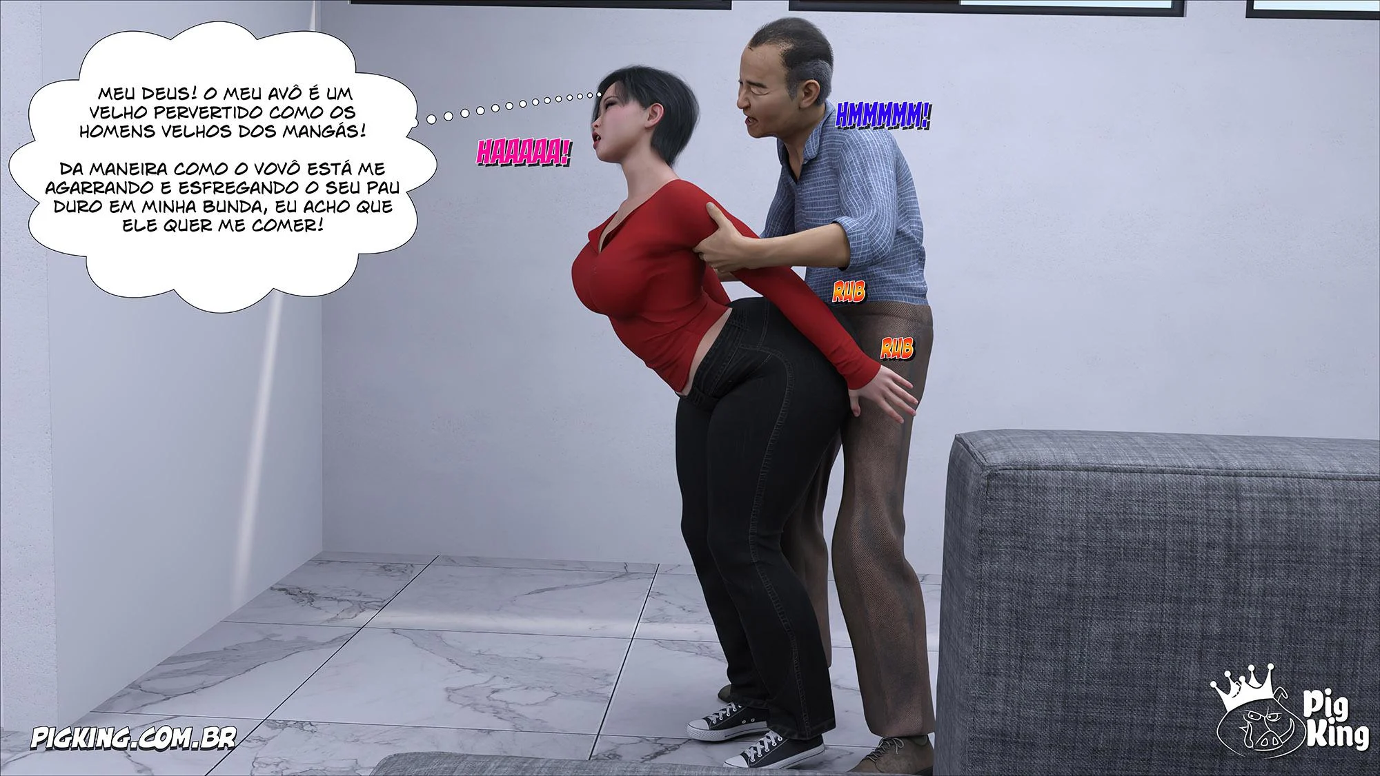 Safadeza da Família Kobayashi: Hentai 3D Explícito e Picante