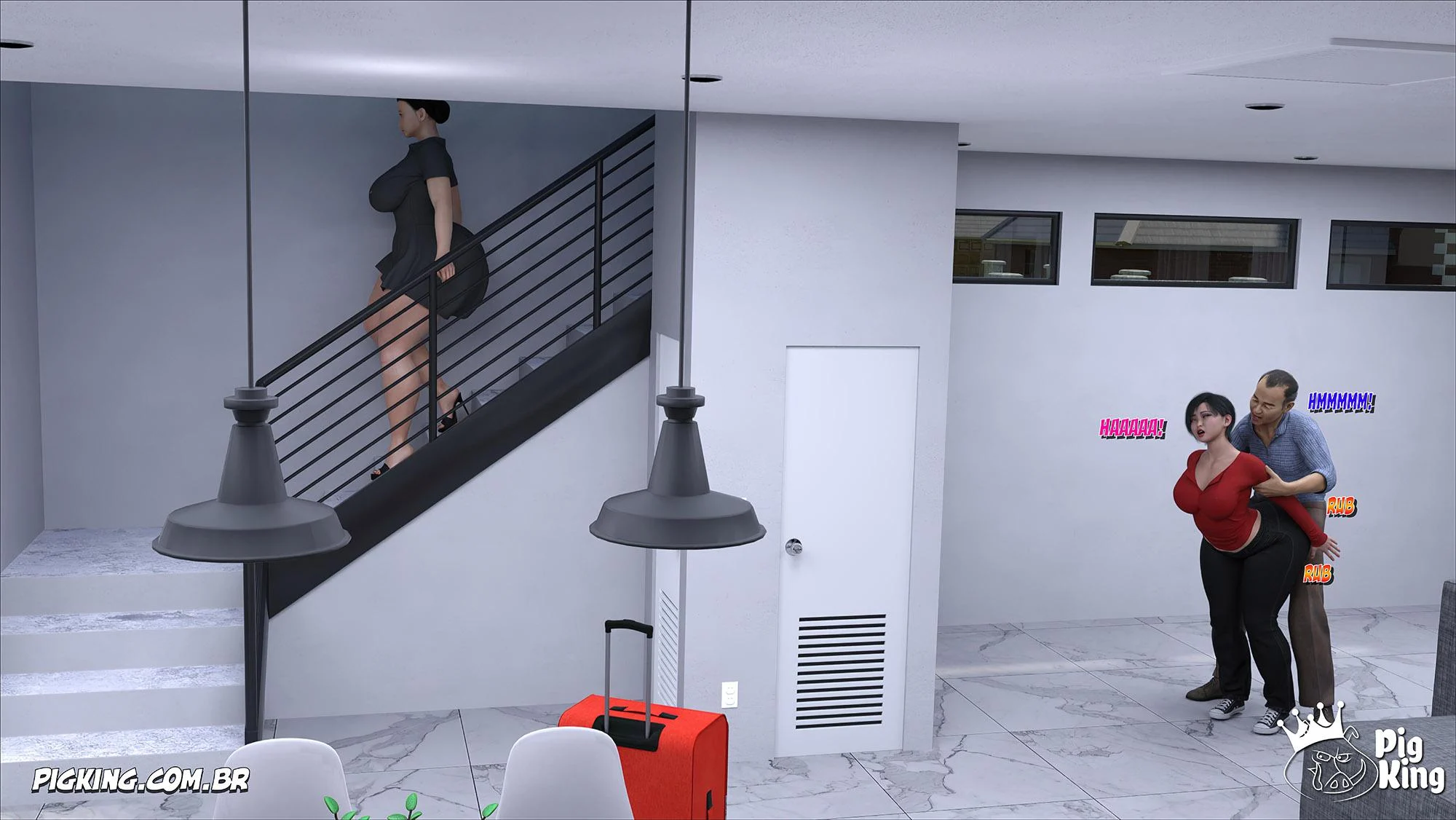 Safadeza da Família Kobayashi: Hentai 3D Explícito e Picante