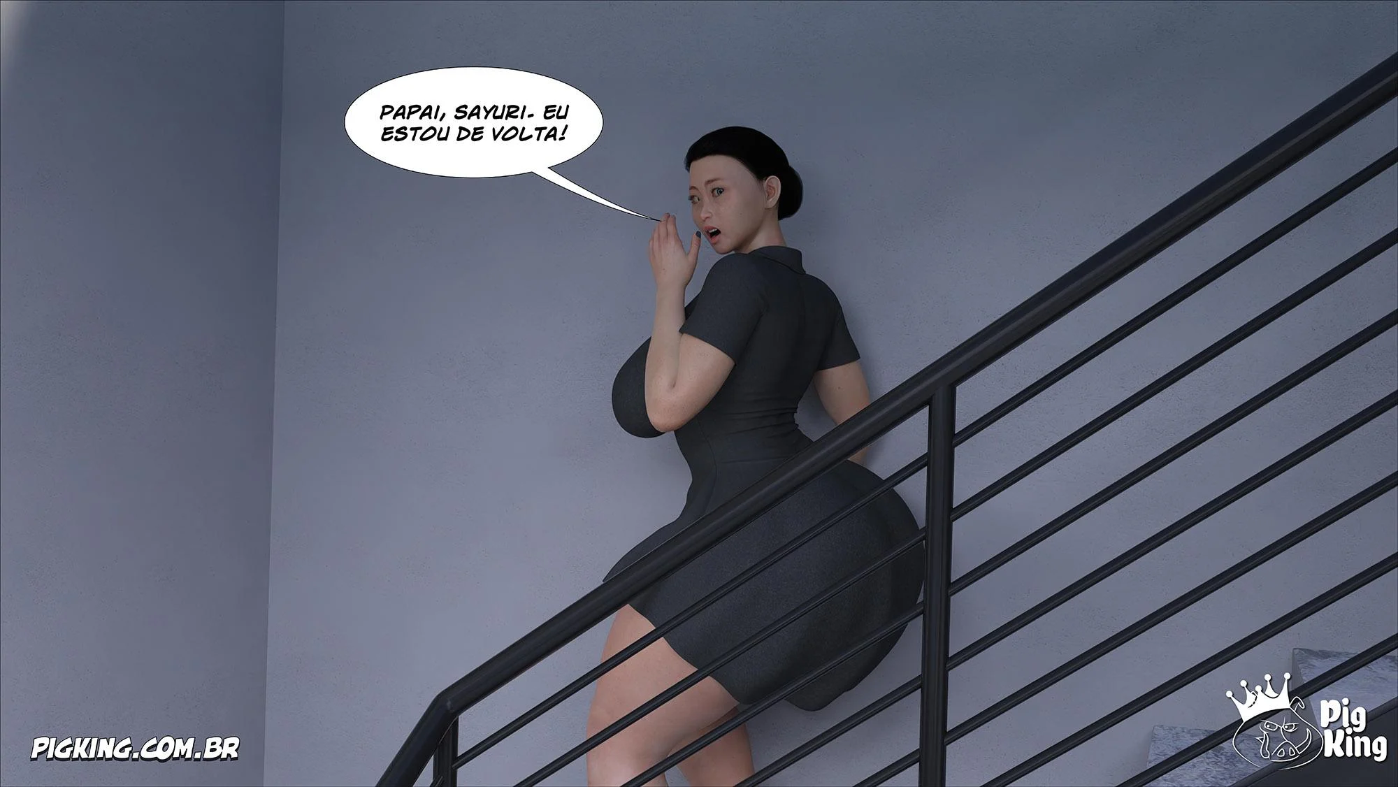 Safadeza da Família Kobayashi: Hentai 3D Explícito e Picante