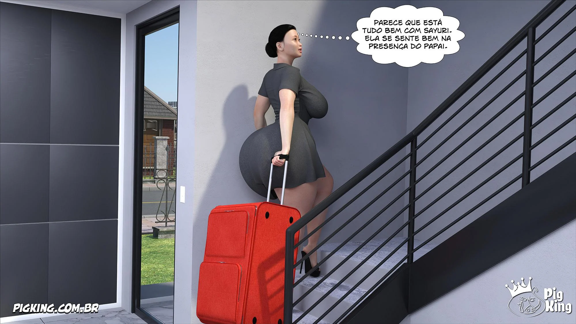 Safadeza da Família Kobayashi: Hentai 3D Explícito e Picante