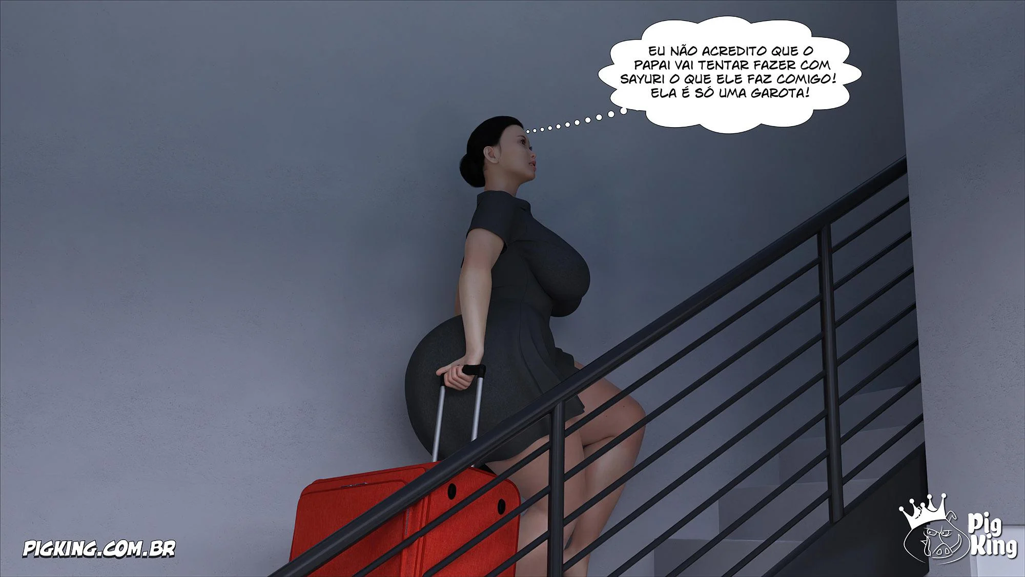 Safadeza da Família Kobayashi: Hentai 3D Explícito e Picante