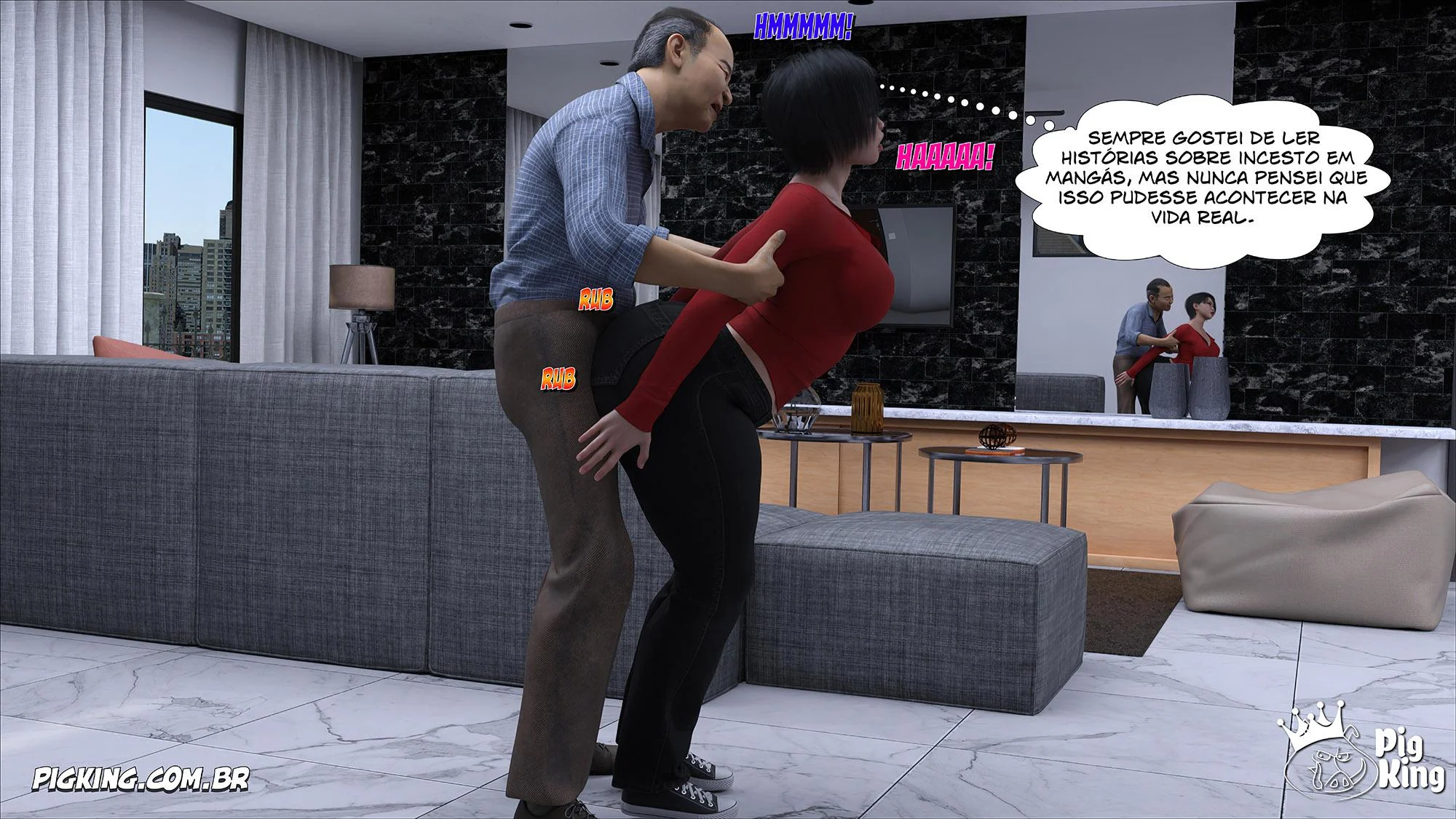 Safadeza da Família Kobayashi: Hentai 3D Explícito e Picante