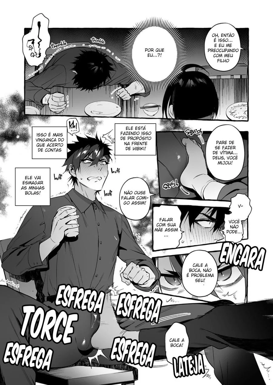 De Quatro para o Meu Padrasto Cachorro - Yaoi Explícito em HQ