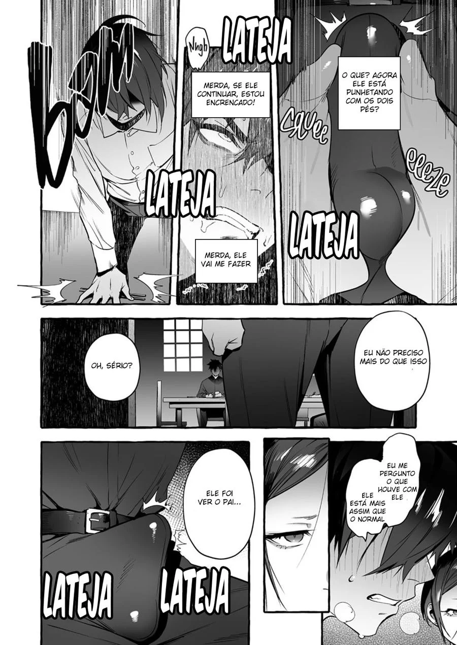 De Quatro para o Meu Padrasto Cachorro - Yaoi Explícito em HQ