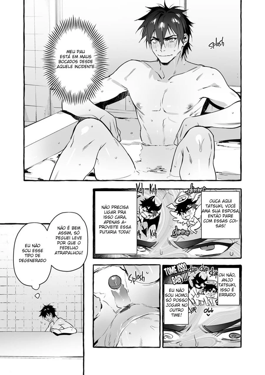 De Quatro para o Meu Padrasto Cachorro - Yaoi Explícito em HQ