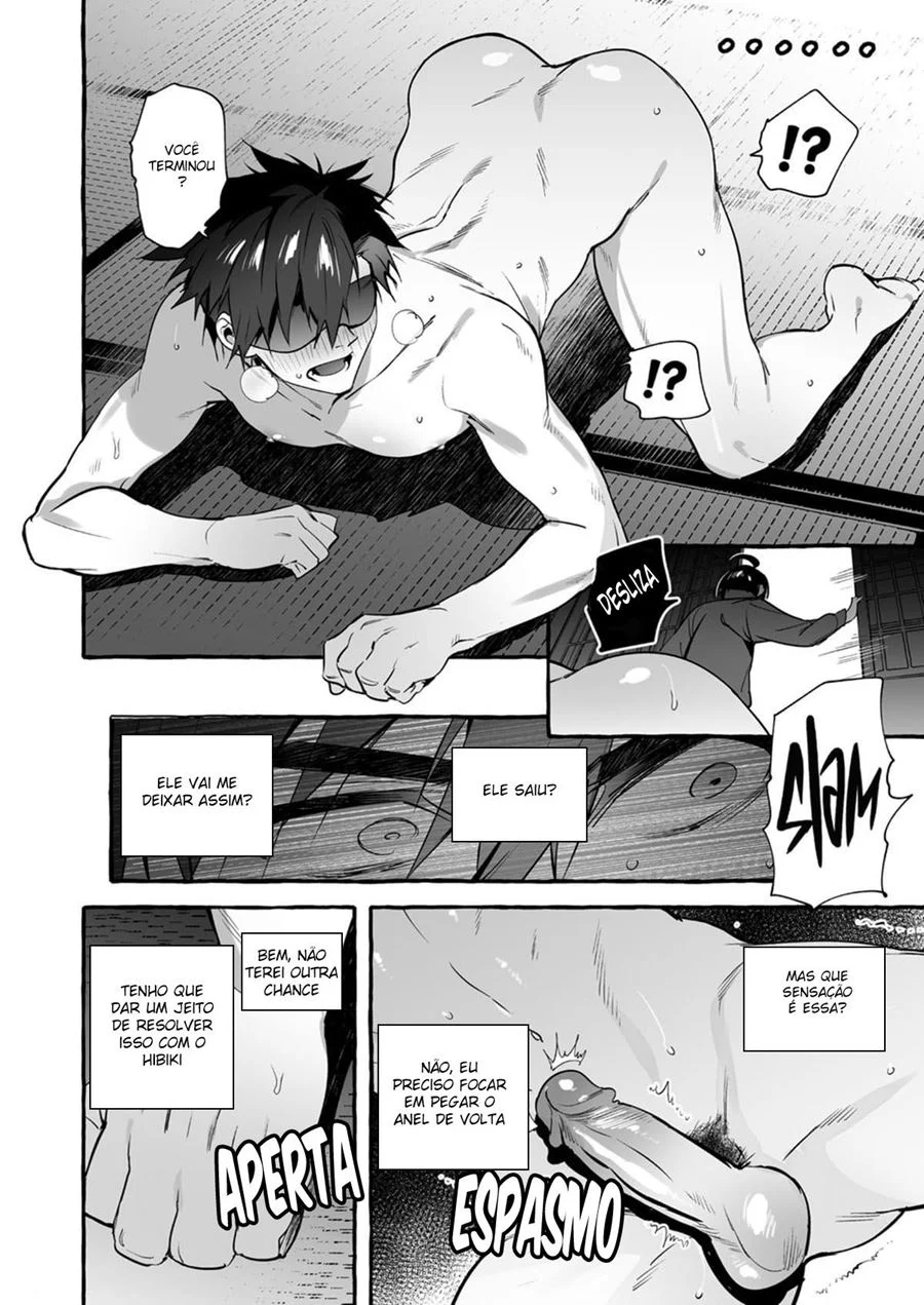 De Quatro para o Meu Padrasto Cachorro - Yaoi Explícito em HQ