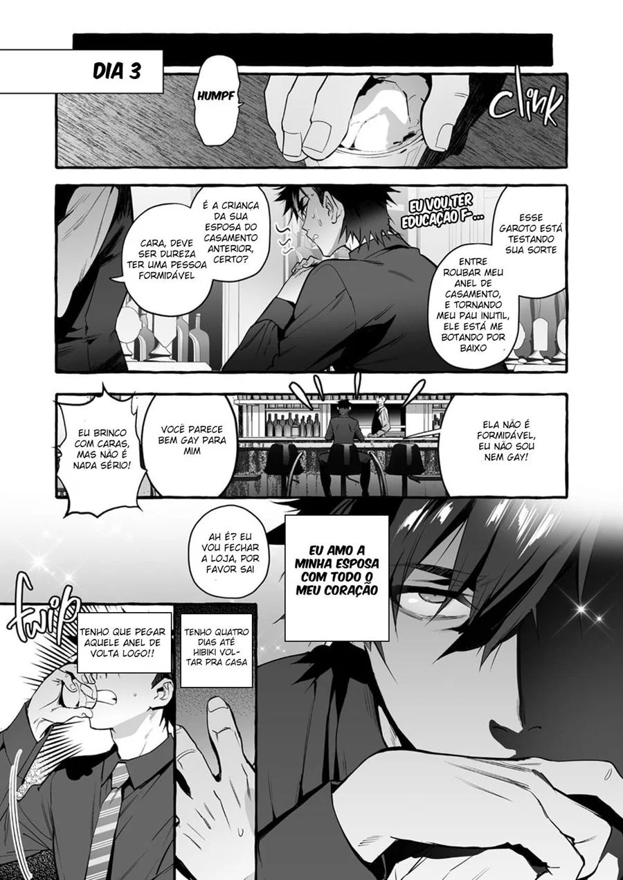 De Quatro para o Meu Padrasto Cachorro - Yaoi Explícito em HQ