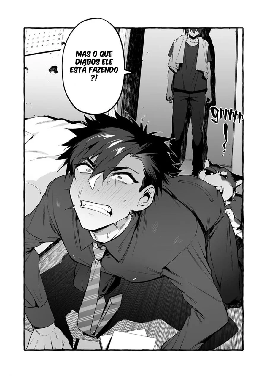 De Quatro para o Meu Padrasto Cachorro - Yaoi Explícito em HQ