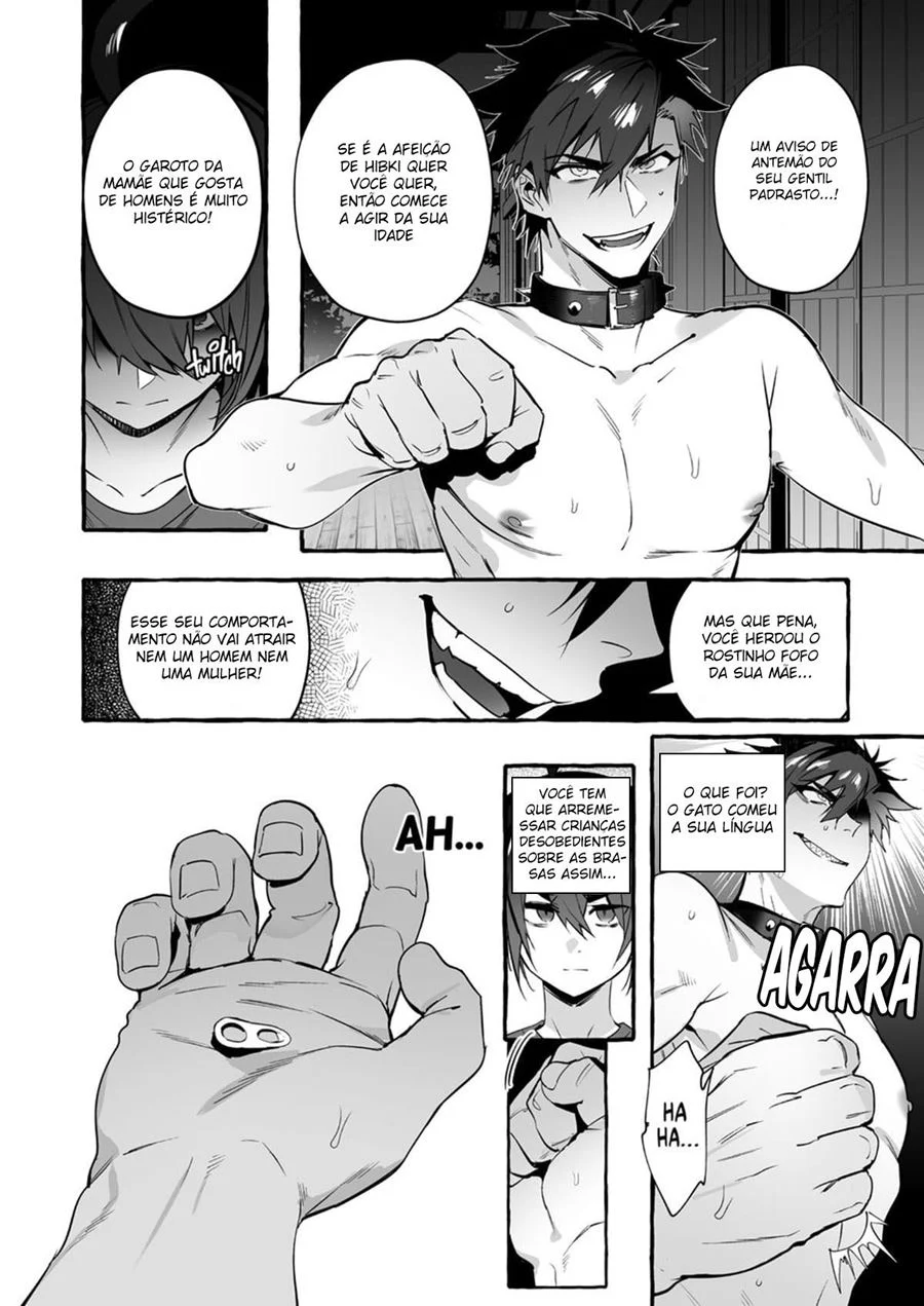 De Quatro para o Meu Padrasto Cachorro - Yaoi Explícito em HQ