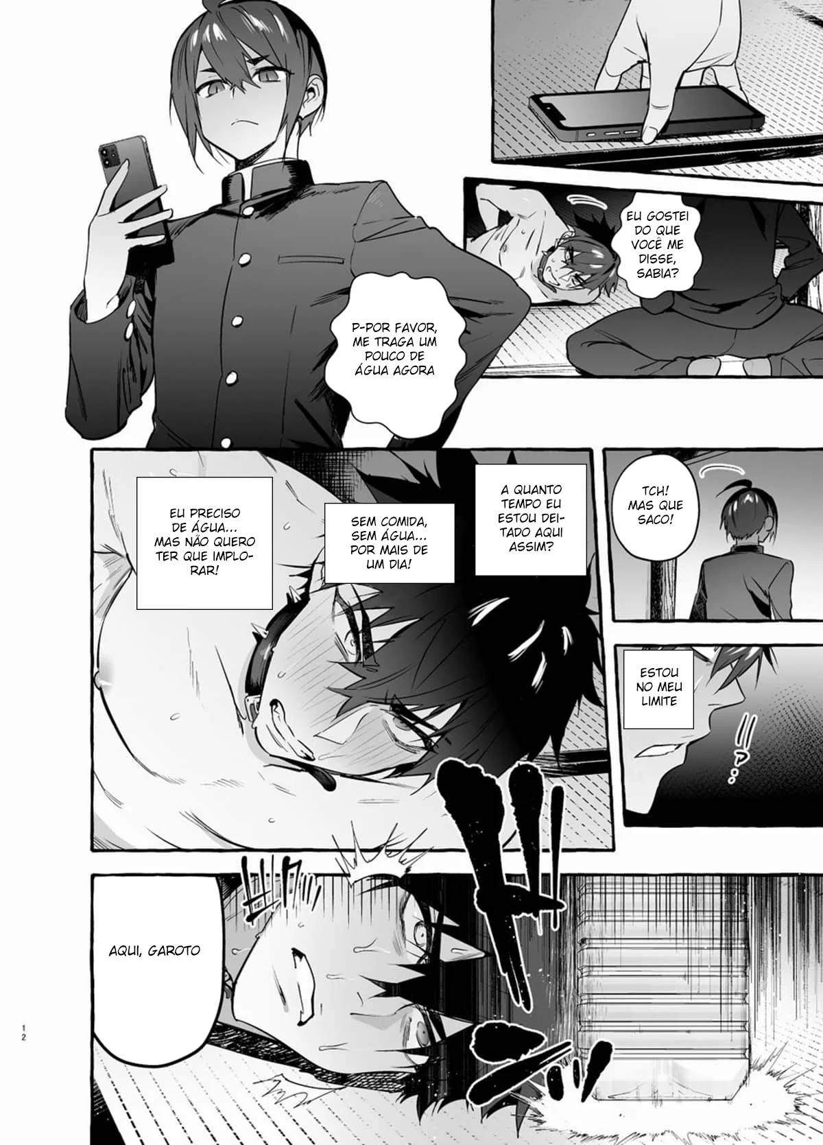 Padrasto Canino 3: Uma Surra de Sexo Animal em HQ Yaoi Explícita