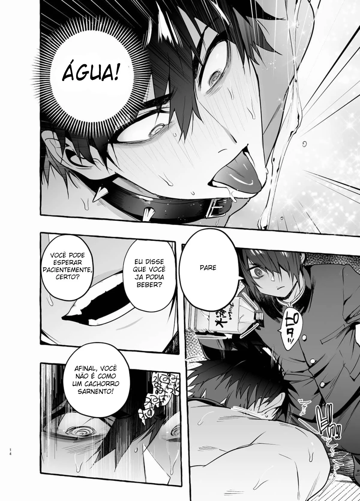 Padrasto Canino 3: Uma Surra de Sexo Animal em HQ Yaoi Explícita