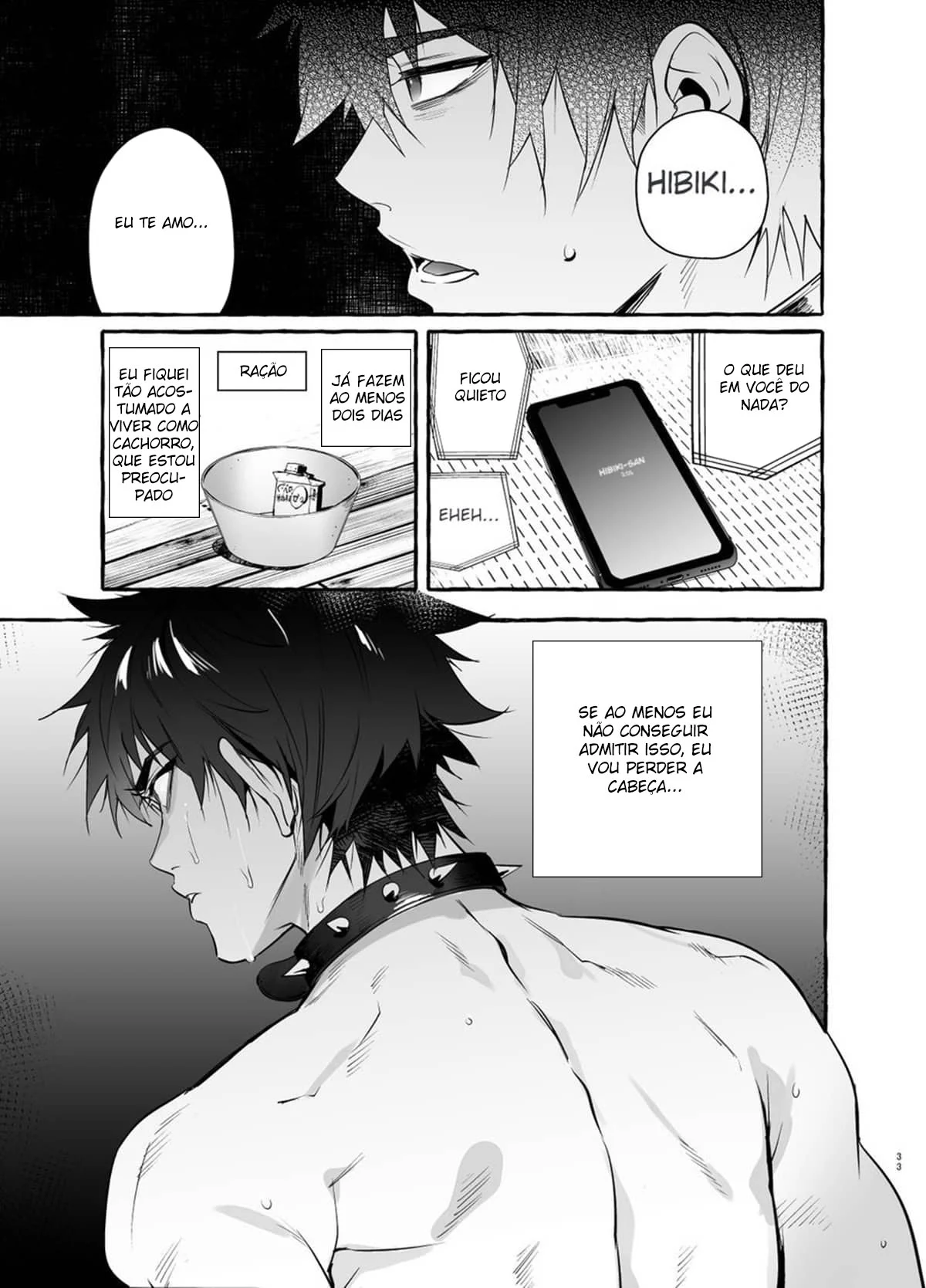 Padrasto Canino 3: Uma Surra de Sexo Animal em HQ Yaoi Explícita