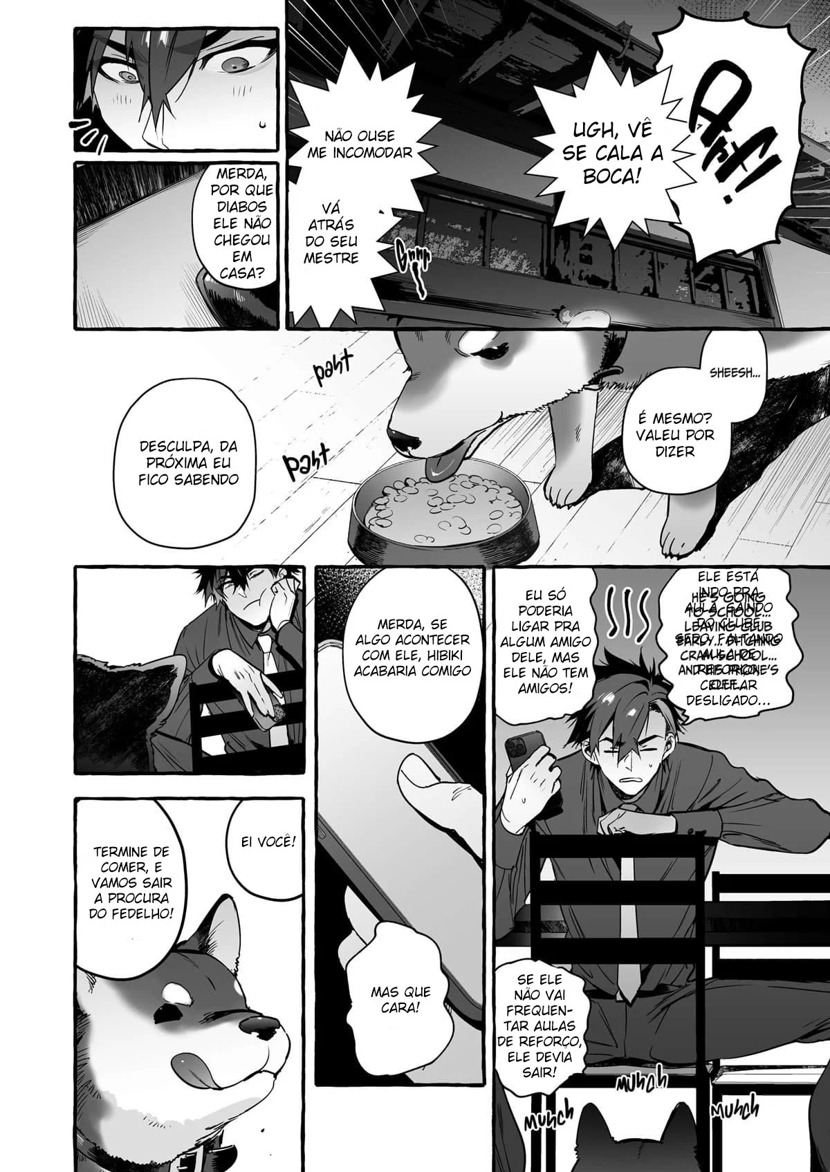 Padrasto Canino 4: Yaoi Explícito com Cenas de Sexo Intenso em HQ