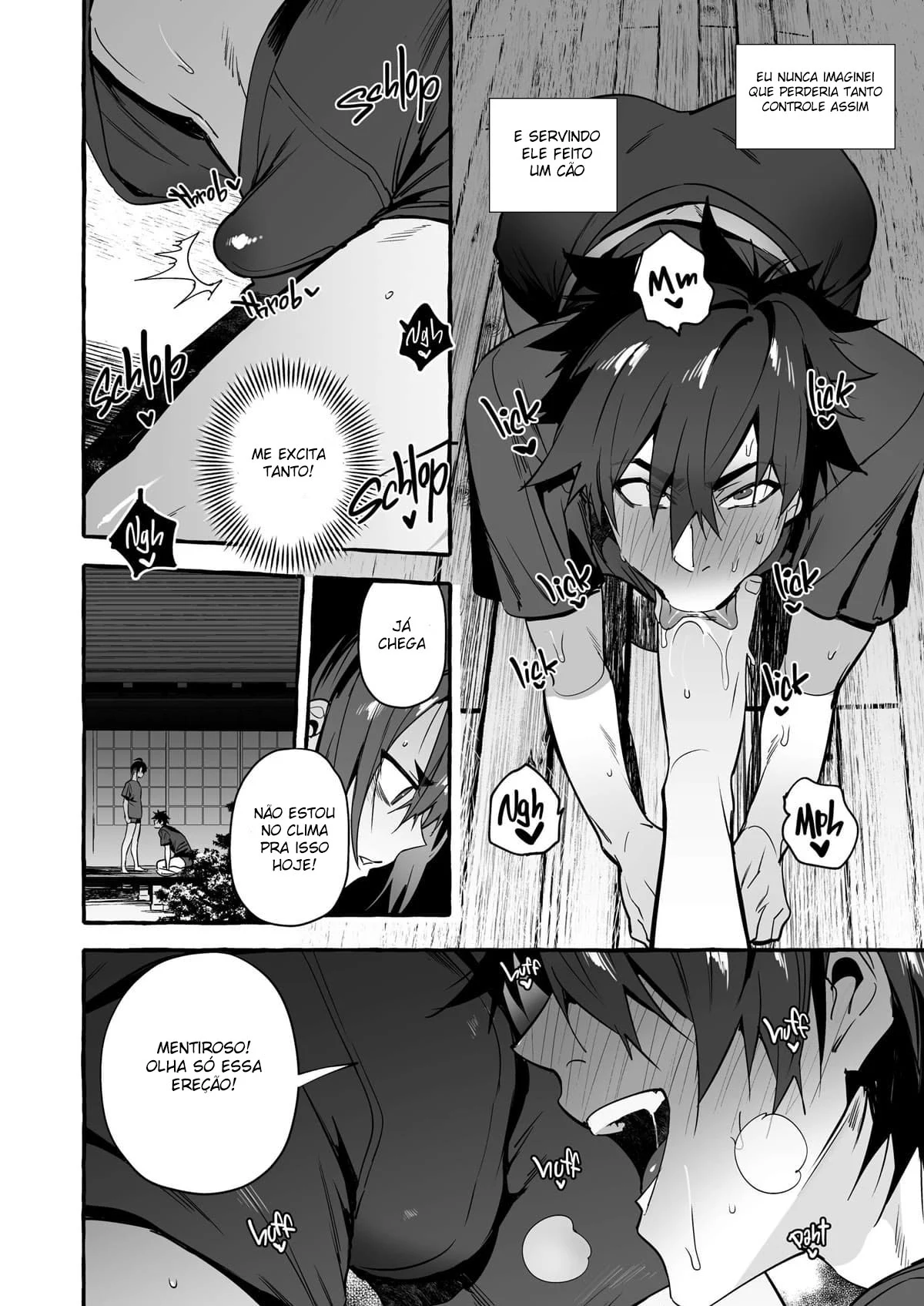 Padrasto Canino 4: Yaoi Explícito com Cenas de Sexo Intenso em HQ