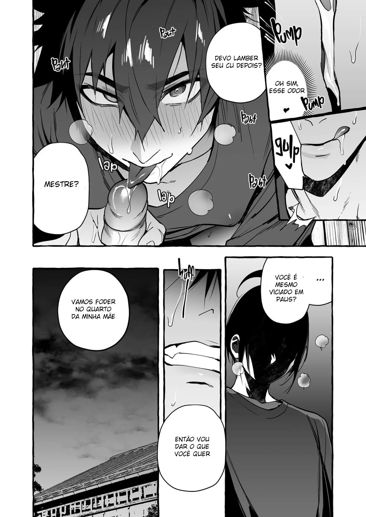 Padrasto Canino 4: Yaoi Explícito com Cenas de Sexo Intenso em HQ